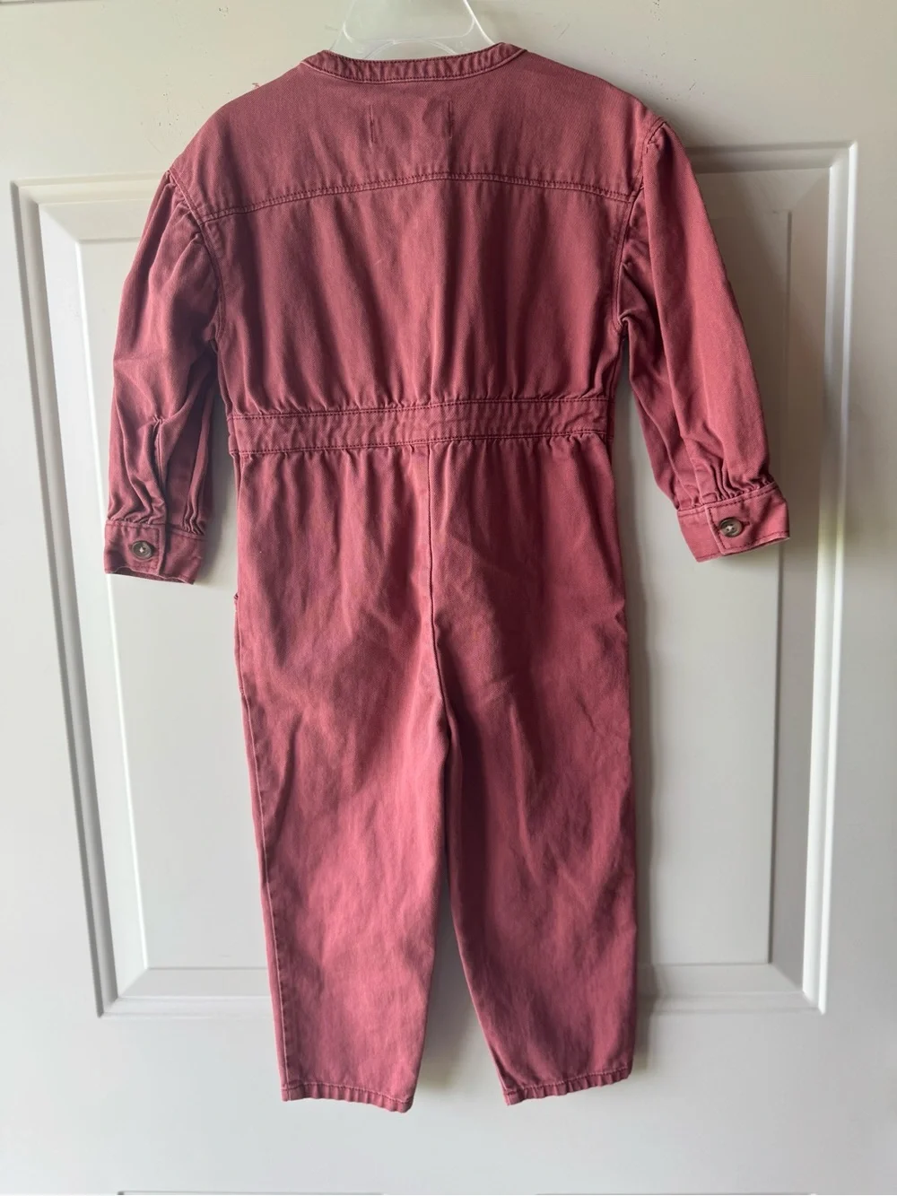 Old Navy Girls' Dusty Rose Utility Jumpsuit
